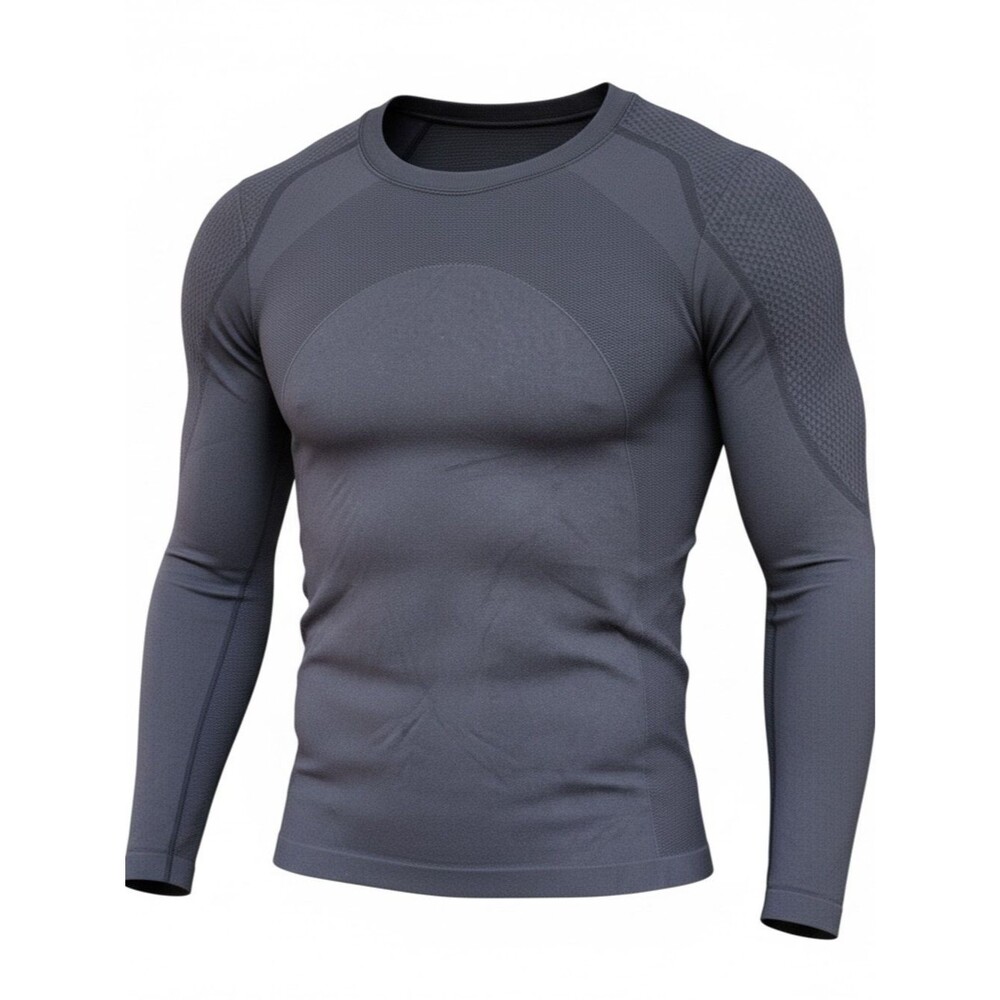 Champion Duo Dry Men's XL Ebony Long Sleeve Compression Shirt NWT